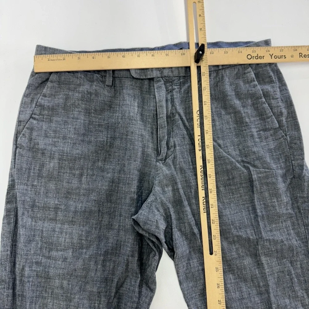 J.Crew Pants Mens 33x29 Gray Bowery Slim‎ Fit Business Casual